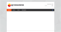 Desktop Screenshot of beyersdoerfer.de