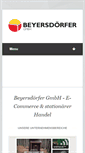 Mobile Screenshot of beyersdoerfer.de