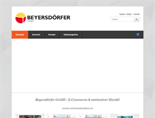 Tablet Screenshot of beyersdoerfer.de